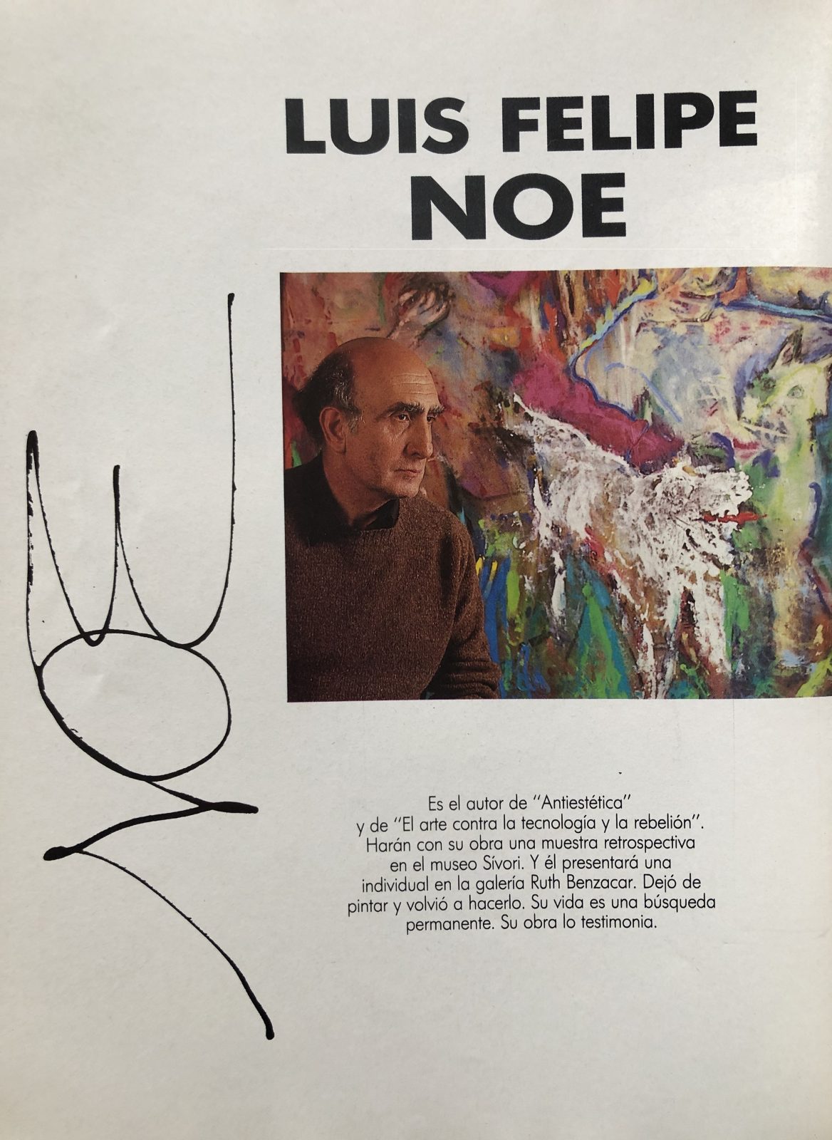 #TBT: Luis Felipe Noe - D&D